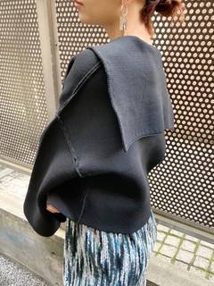 セーラーカラーニット