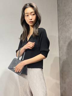 ボリュームスリーブVニット