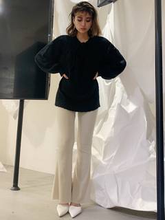 【WEB限定】2WAYスラブニット TOPS