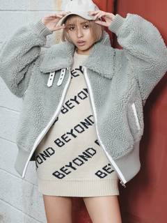 WIDE RIB ボア B-3 ジャケット