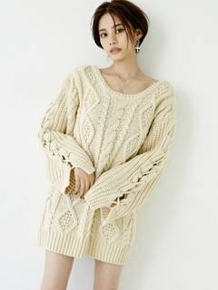 ローゲーシ2WAY ニット TOPS