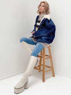 HANDライクボーダーニットTOPS