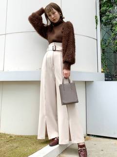 フェザースリーブタイトニット フェザースリーブタイトニット