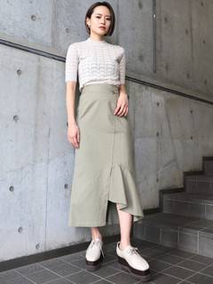 アシンメトリーマーメイドスカート