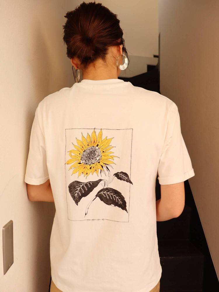 【MURUA×山代エンナ】サンフラワーTシャツ