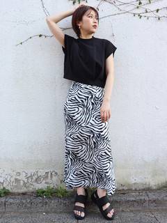 リネンタッチマーメイドスカート