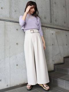 タックワイドパンツ タックワイドパンツ