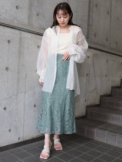 ハシゴレースマーメイドスカート ハシゴレースマーメイドスカート