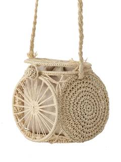 モチーフ編みショルダーバッグ