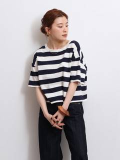 ワイドピッチボーダーショートTee