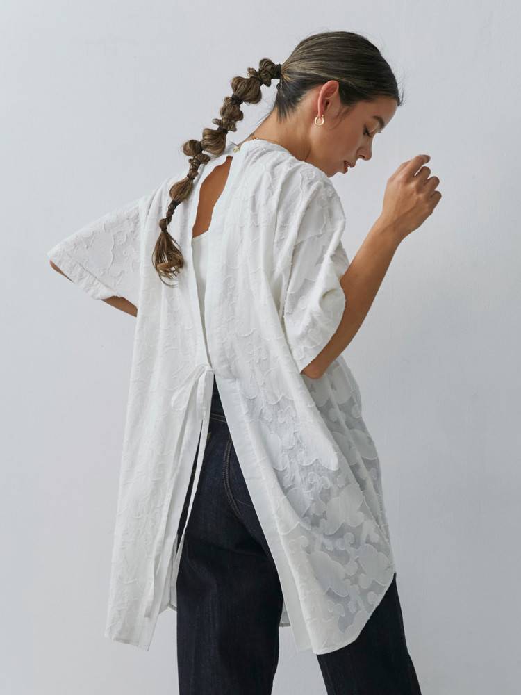 ジャカードハーフスリーブシャツ