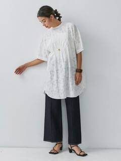 ジャカードハーフスリーブシャツ