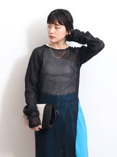 メッシュスリットワンピース メッシュスリットワンピース