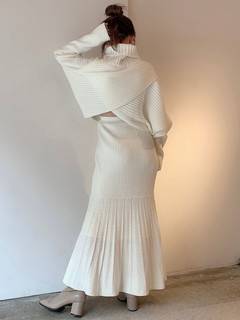 マーメイドラインニットスカート