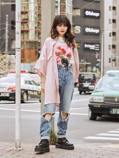 カラーフォト スーパーBIG Tシャツ カラーフォト スーパーBIG Tシャツ