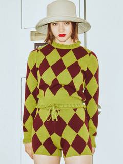 【セットアップ対応】ジャカードニットショーパン 【セットアップ対応】ジャカードニットショーパン