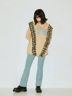 リメイクチェックチュニック リメイクチェックチュニック