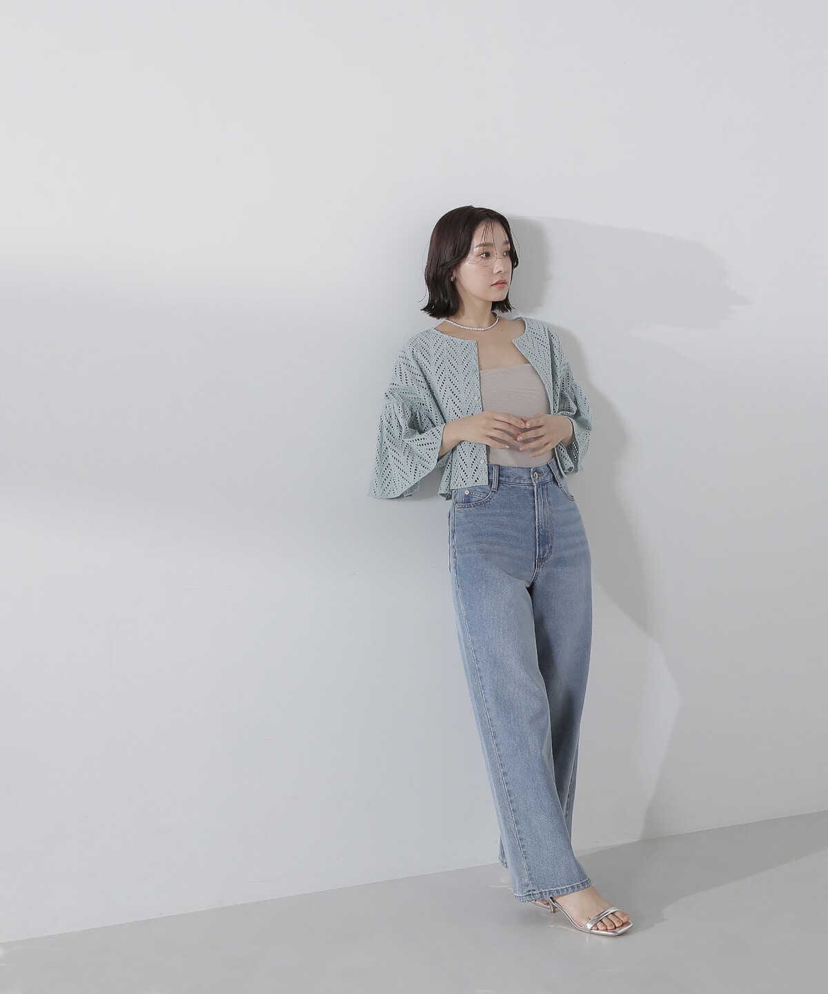 【Oggi掲載】リーフレース SETUP ブラウス