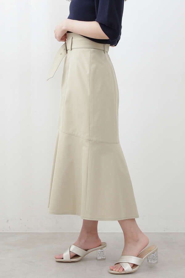 【ブルー:WEB限定カラー】ツイルマーメイドフレアスカート【低身長サイズ展開あり】 【ブルー:WEB限定カラー】ツイルマーメイドフレアスカート【低身長サイズ展開あり】