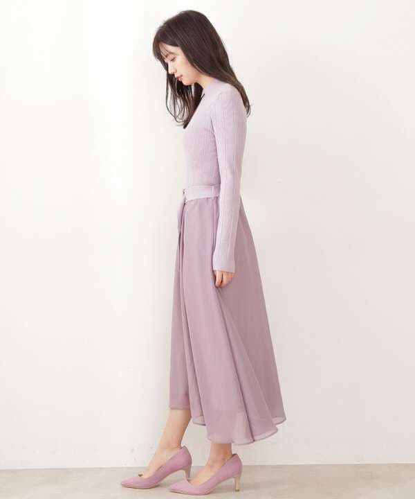 シフォンドッキングワンピース