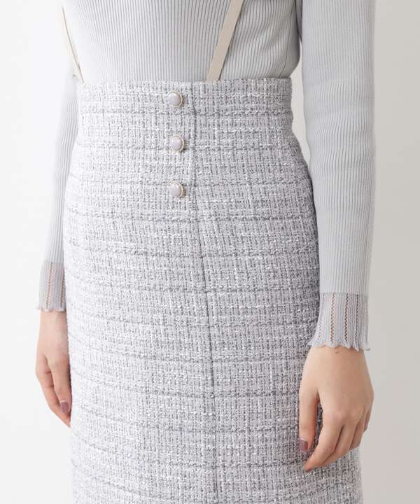 スプリングツイードジャンパースカート