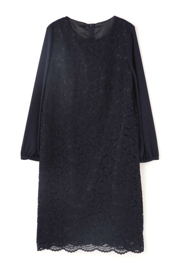 レースドッキングワンピース