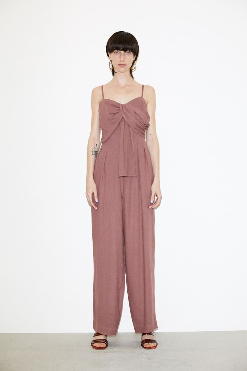 【THROW】DRAPE TIE ジャンプスーツ