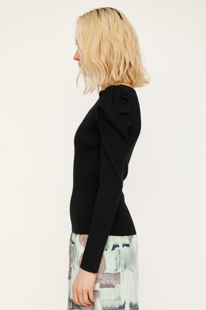 TUCK PUFF SLEEVE HG トップス