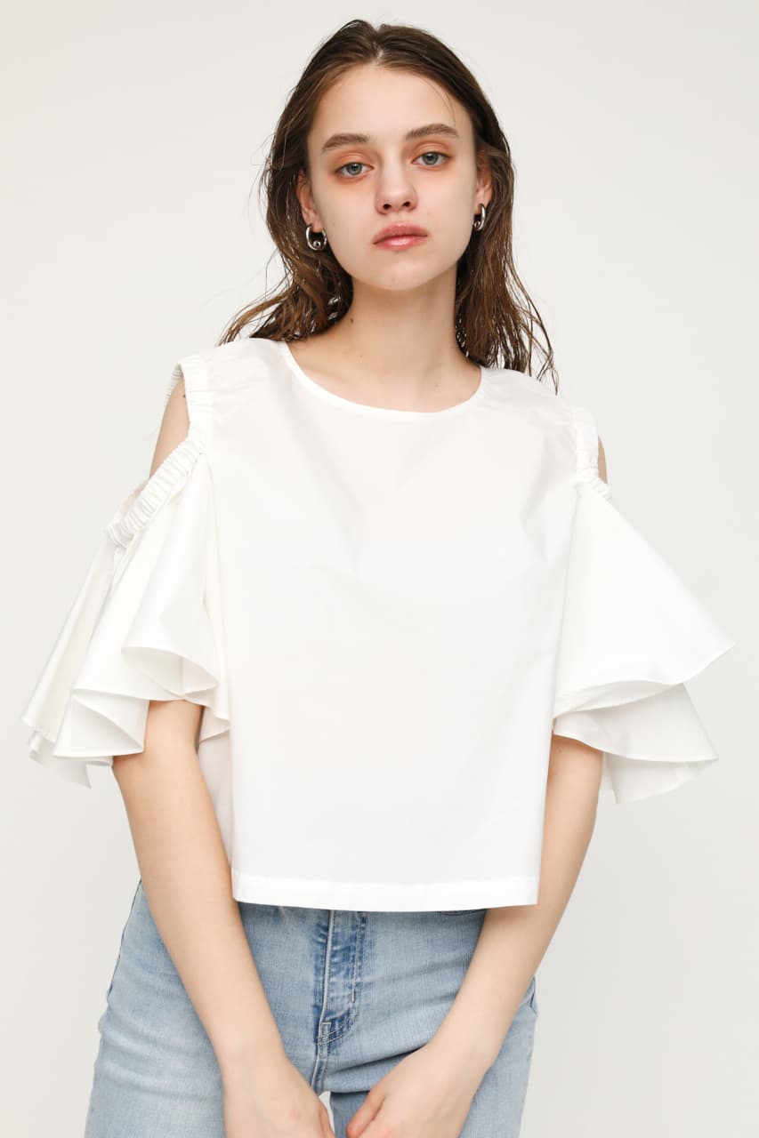 2WAY FRILL トップス 2WAY FRILL トップス