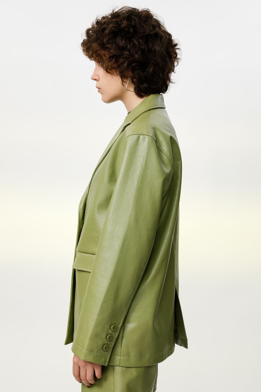 VEGAN LEATHER TAILOR ジャケット