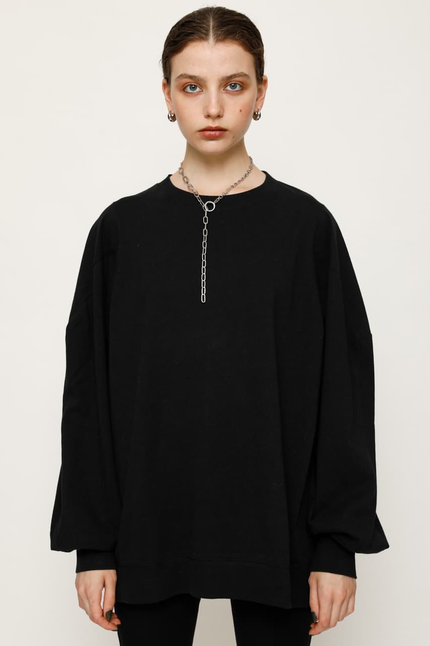 OVER SOLID SLEEVE トップス