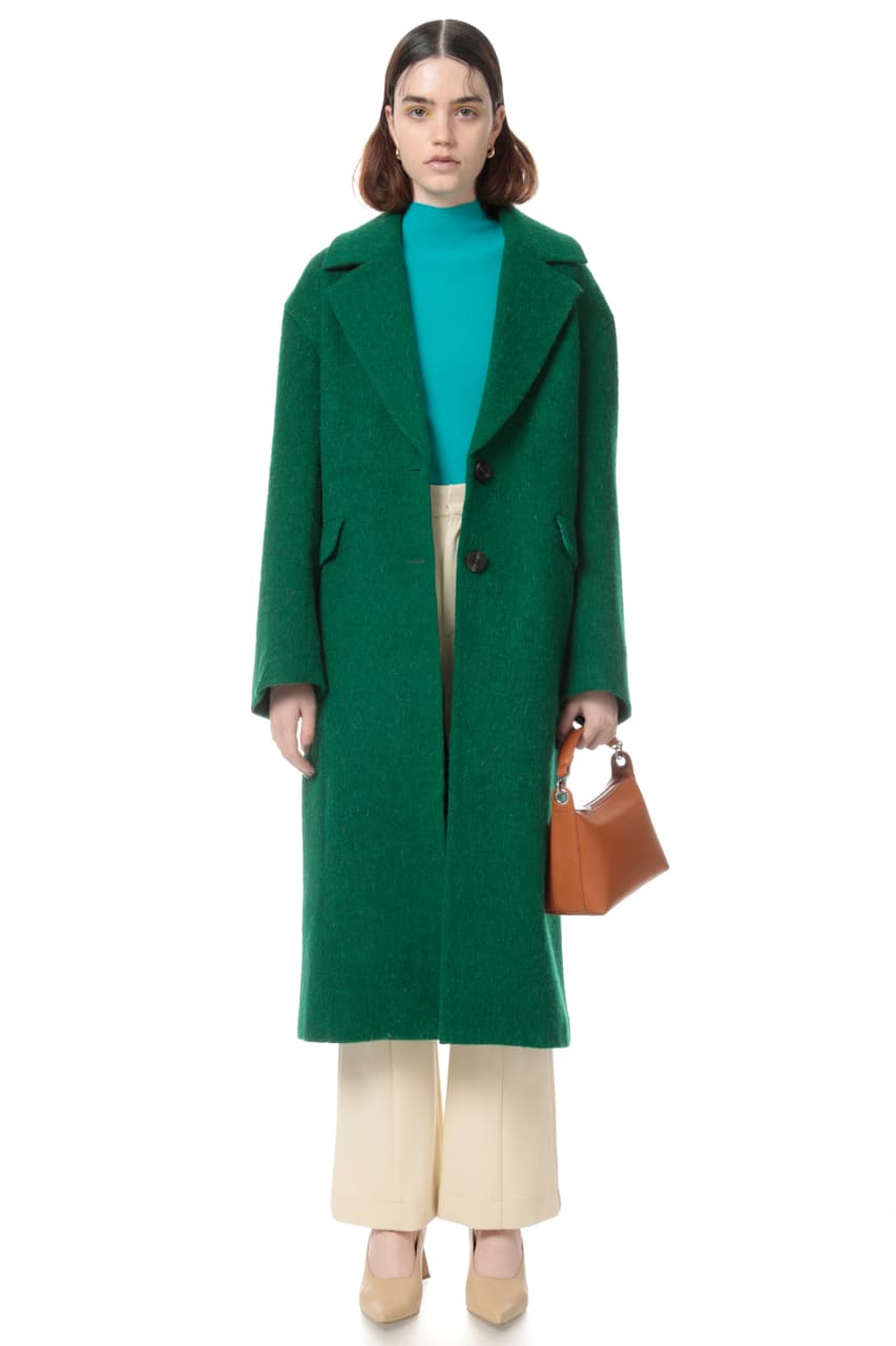 AIRY WOOL SHAGGY LONG コート