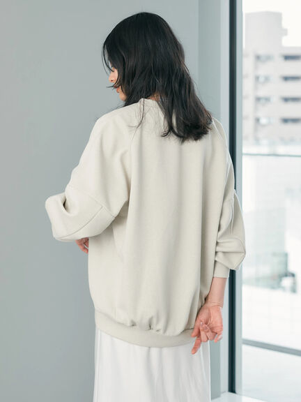 ジョーゼット袖ボリュームプルオーバー ジョーゼット袖ボリュームプルオーバー