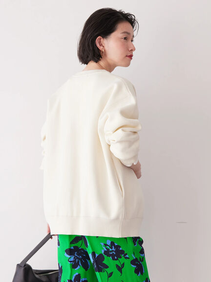 エコカルットクルーネックカーディガン＜エコ・軽い・ニット＞