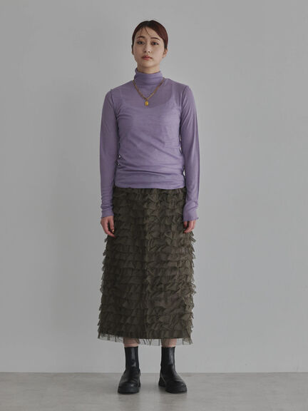 【Special Price】シアーWハイネックプルオーバー