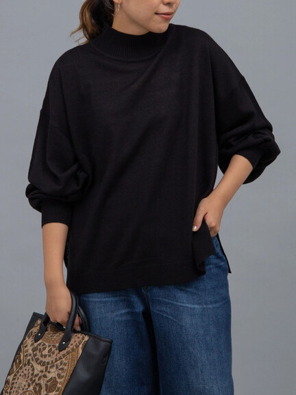 【Special Price】スリットハイネックニットプルオーバー 【Special Price】スリットハイネックニットプルオーバー