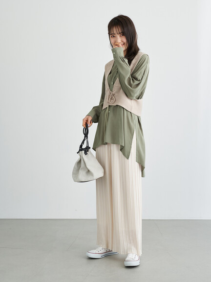 バックティアードチュニック バックティアードチュニック