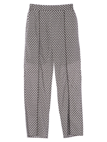 ジオメトリック柄パンツ