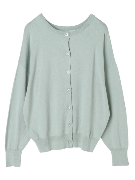 【WEB限定】2WAYクルーネックニットカーディガン