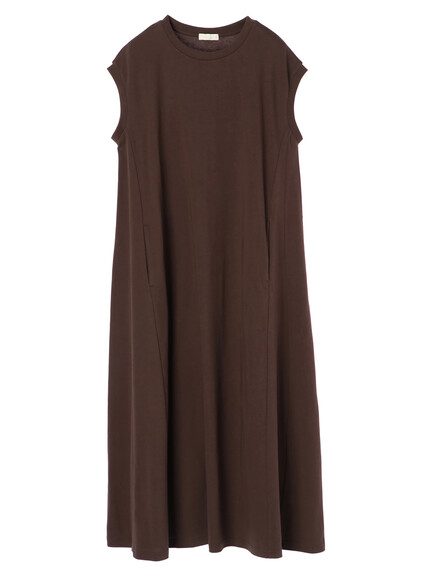 Aラインスリーブレスカットワンピース Aラインスリーブレスカットワンピース