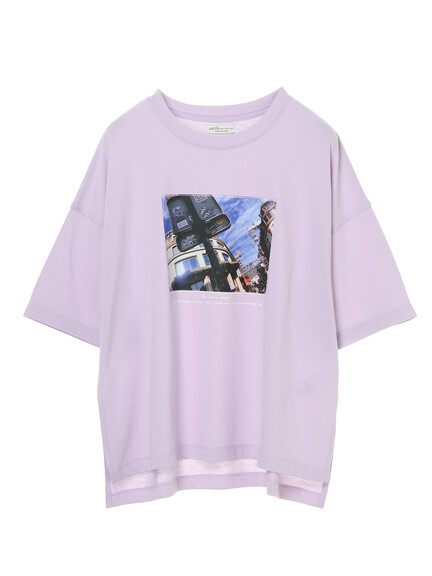 グラフィックフォトTシャツ