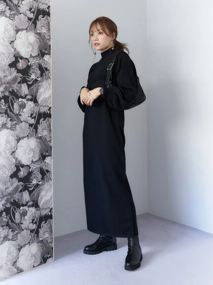 追加予約【WEB限定】[SET2点]ニットワンピース+ニットプルオーバー