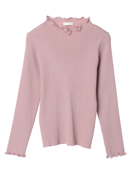 【Special Price】【大きい・小さいサイズ(WEB限定)】ハイネックメローリブニットプルオーバー 【Special Price】【大きい・小さいサイズ(WEB限定)】ハイネックメローリブニットプルオーバー