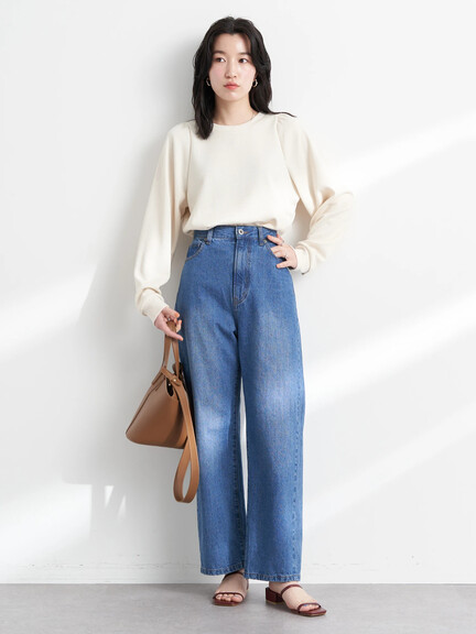 【Special Price】【大きい・小さいサイズ(WEB限定)】袖ボリュームダンボールプルオーバー