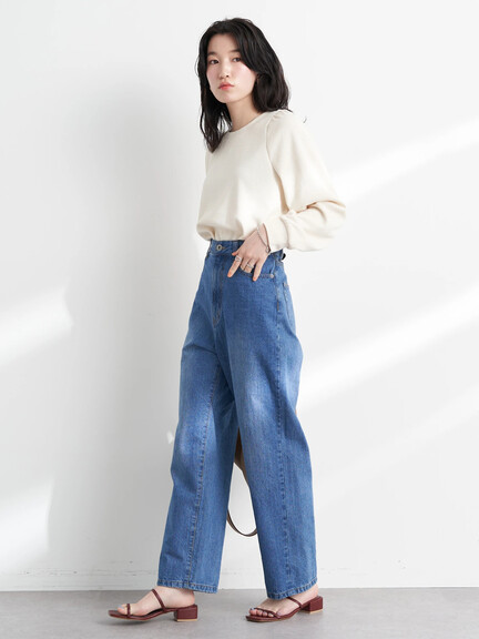 【Special Price】【大きい・小さいサイズ(WEB限定)】袖ボリュームダンボールプルオーバー 【Special Price】【大きい・小さいサイズ(WEB限定)】袖ボリュームダンボールプルオーバー