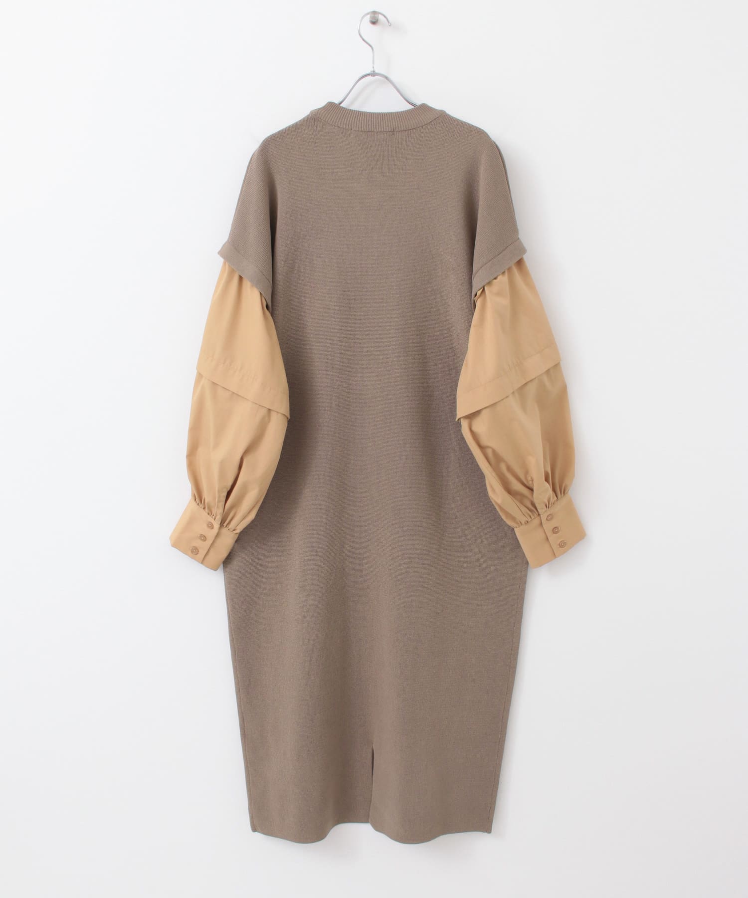 【WEB限定】ニットドッキングワンピース 【WEB限定】ニットドッキングワンピース