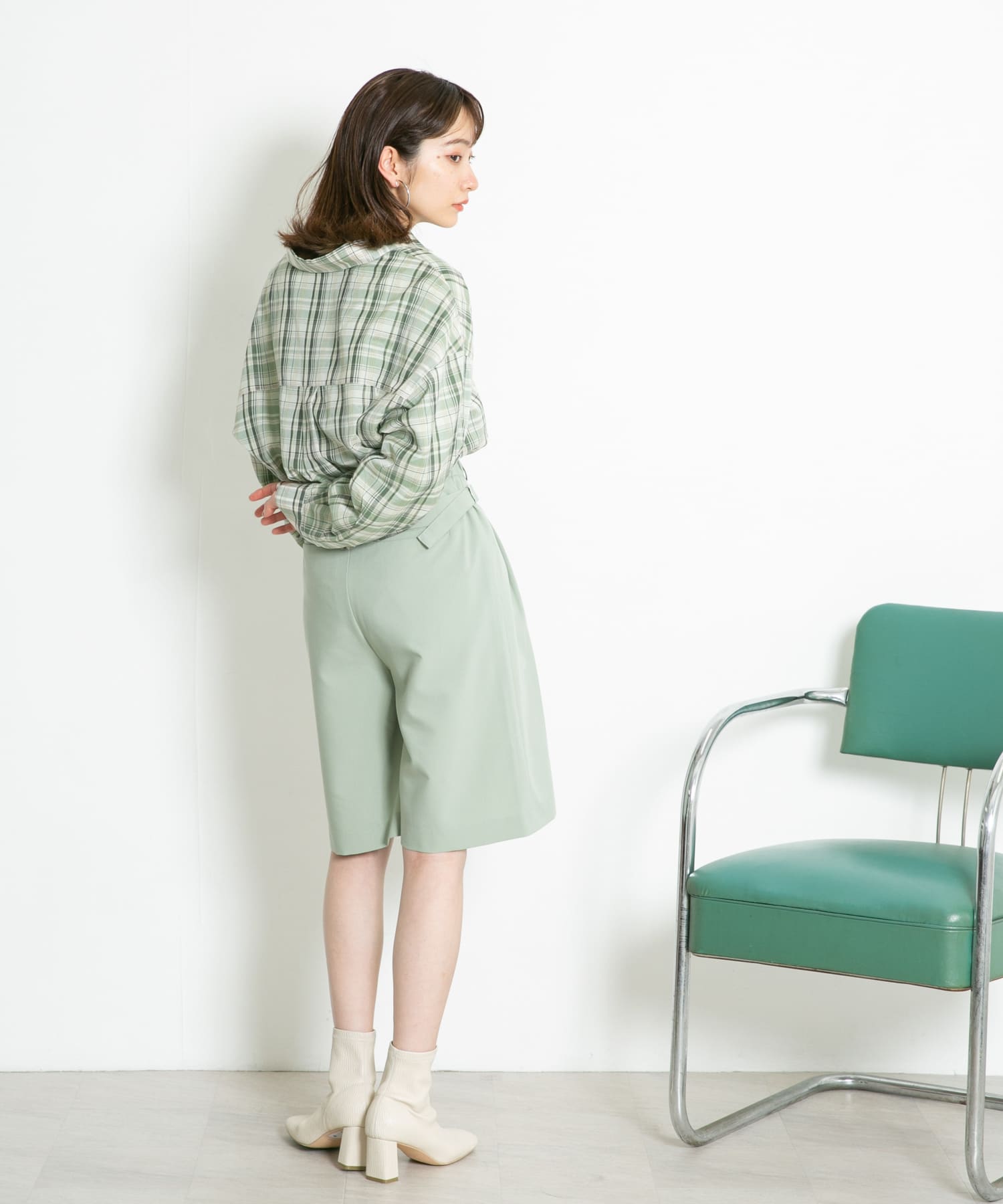 サイドベルトハーフパンツ サイドベルトハーフパンツ