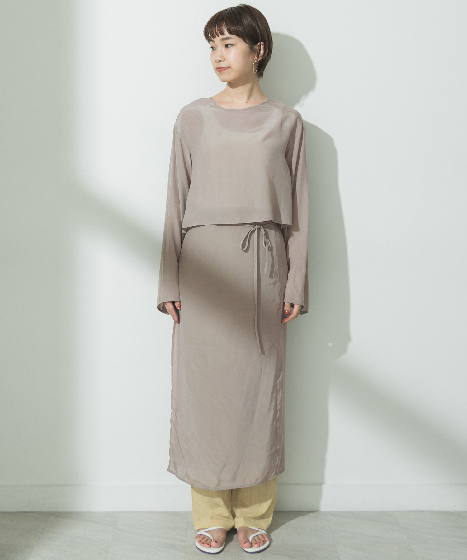AMOMENTO WRAP DRESS AMOMENTO WRAP DRESS