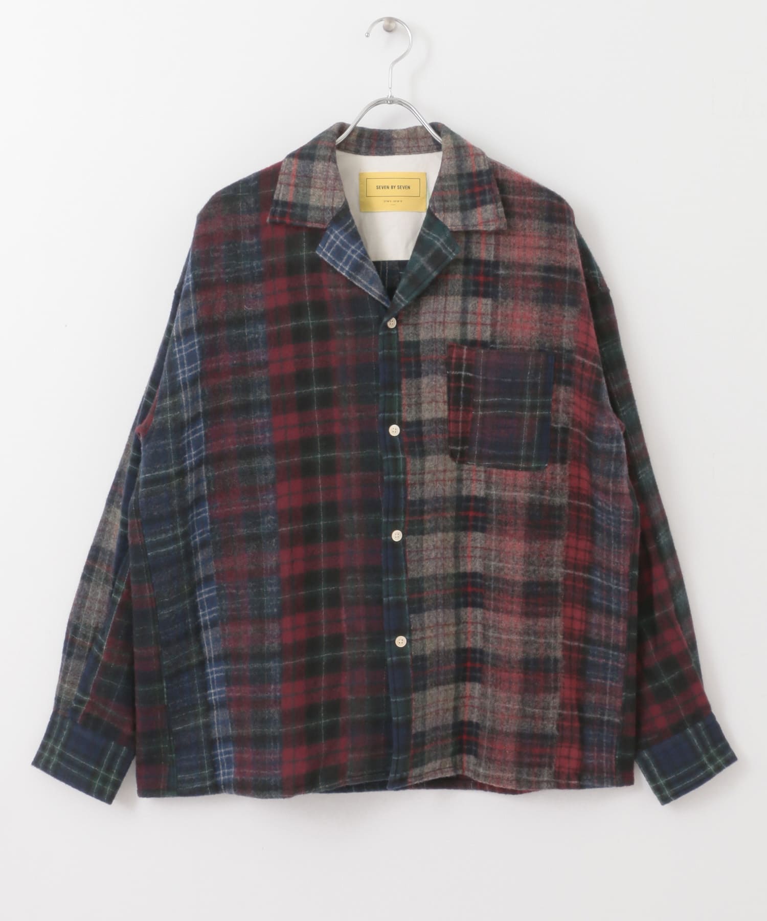7X7　OPEN COLLAR SHIRTS