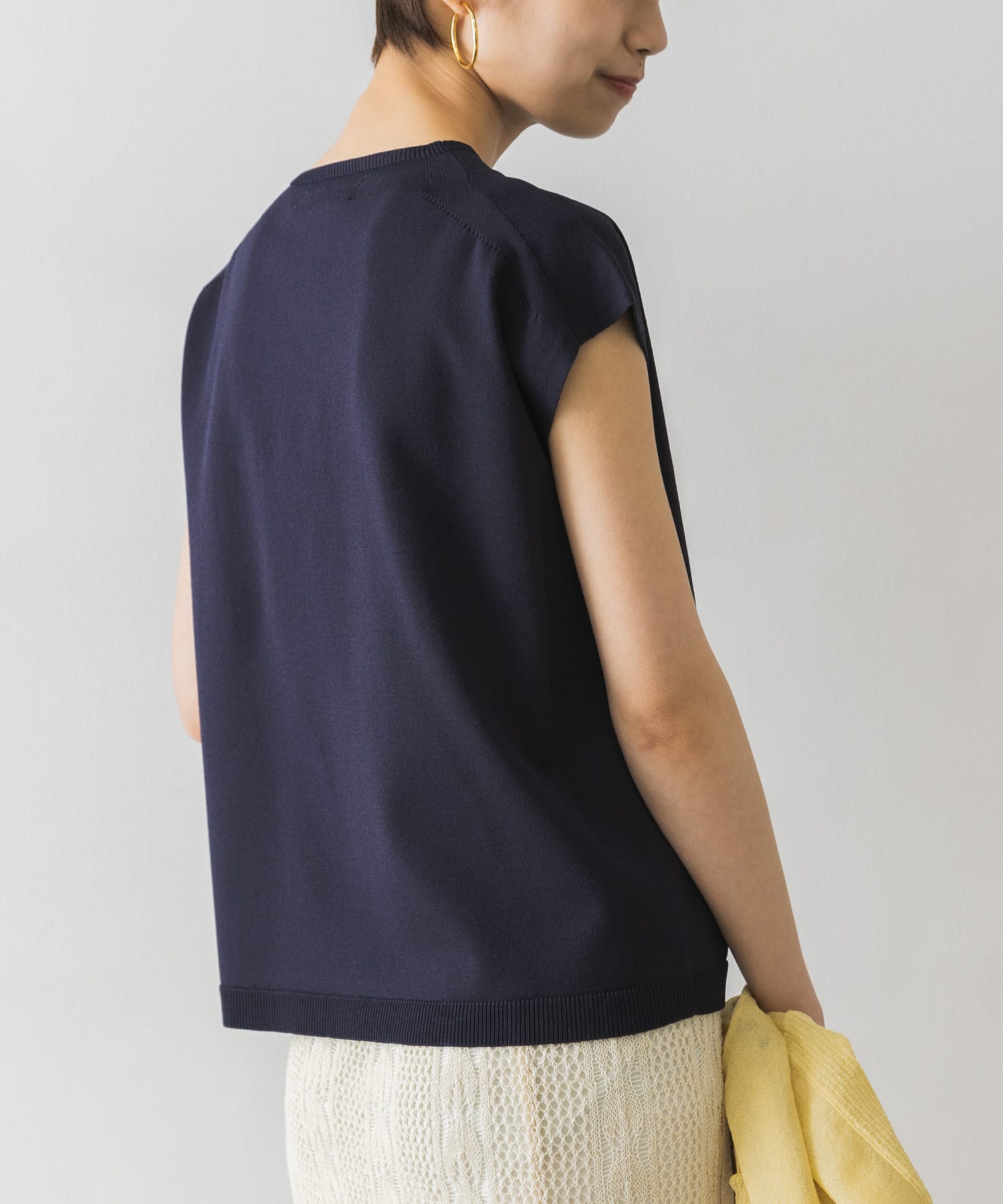 【WEB限定】フレンチスリーブニット